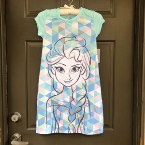 NWT Disney Parks Elsa Frozen Nightgown Size 7/8